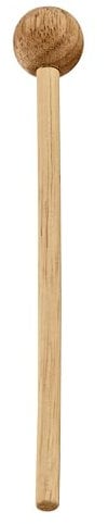 Nino Percussion Wood Beater Holzschlägel – für Musikinstrumente – für Kinder ab 3 Jahren – Gummibaum Holz, Natur (NINO9)