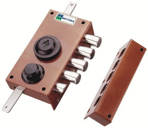 MOTTURA Serratura di Sicurezza Mod 436/30 Destra A Chiave Verde Per Porte Interne (Casa/Ufficio) 8010728016063