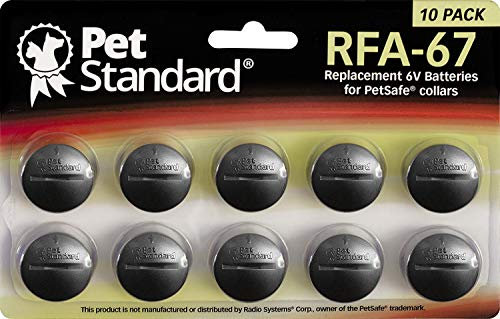 Piles Compatible PetSafe RFA-67 (Lot de 10)