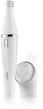 Braun Face SE810 Épilateur et Brosse de Nettoyage pour Le Visage, Blanc
