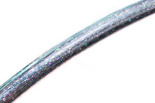 Hoopomania Kinder Hula Hoop Reifen mit Glitter Muster, Ø60cm, Silber