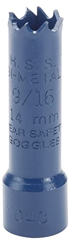 Draper DRA34742 Expert HSS Bi-Metal Hole Saw Blade, Blue, 14 mm