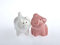 Salzstreuer im Schwein Design Hochzeitsdekoration Gastgeschenke, Tischdekoration, S+P Miss Peggi die ungewöhnlichsten Salzstreuer (Rosa Weiß)