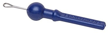 Sicherheits-Ohrenreiniger Ohrreiniger mit Metallschlinge Ohrenschmalz Entferner, 1 Stück blau