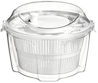 Premier Housewares 806628 Salad Spinner, White, 4.Litre