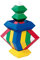 Betzold 85056 Kreativ-Pyramide Geometrie-Körper, 15 getrennte Formen