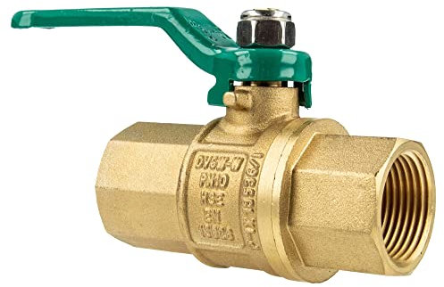 UNIWATER 1/2 Zoll - DN 15 Trinkwasser-Kugelhahn mit Stahlhebel lang, Innengewinde x Innengewinde