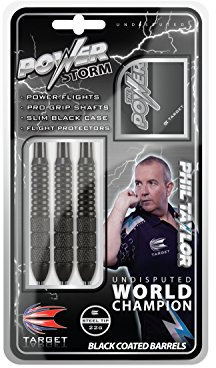 PerfectDarts 22g Phil Taylor Target Power Storm Brass Darts Set
