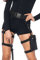 LegAvenue A2774 Halloween-Kostüm Belt, Damen, Einfarbig, Black, One Size