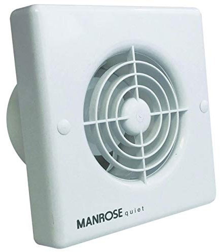 Manrose QF100 Timer, Std, Humidistat, Pulcord Extractor Bathroom Fan 100mm 4 (QF100P (Pull Cord))