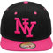 JOHNNY CHICOS NY New York süße Kindercap Kinder Cap Snapback 49-56cm Kopfumfang, Größe:Kinder;Farbe:NY Blk Pink