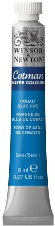 Winsor & Newton Cotman Aquarelle Tube 8ml Bleu De cobalt Imitation