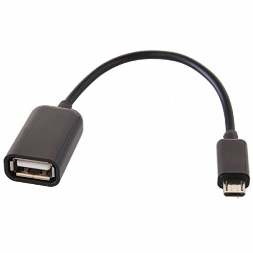 CrazyCable Câble Adaptateur USB OTG Haut débit de qualité supérieure avec fiche Micro USB Type B
