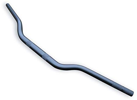 Motorcycle Fatbars Black Alloy Handlebars, 28mm Tapered to 22mm