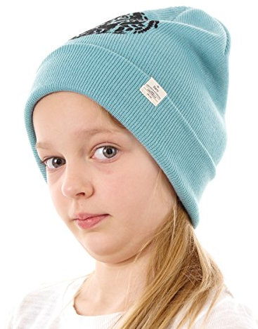 Barts Beanie Kopfbedeckung Strickmütze blau Tier wärmend modisch Gr.one-Size 172975014 (one-Size)