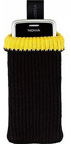 Nokia NOCP221N - Funda para smartphone universal, color negro y amarillo