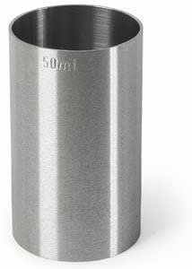 Stainless Steel Copper Thimble Bar Pub Club Spirit Measure CE Marked Chabrias Ltd (50ml, Stainless Steel)