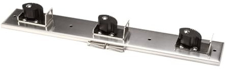 T&S Brass B-0653 Mop Hanger, Stainless Steel, Spring-Loaded Rubber Grips
