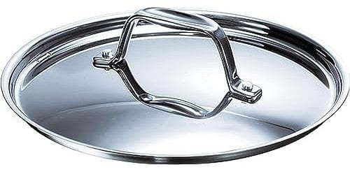 Bekaline 12069284 Chef Couvercle en acier inoxydable 28 cm, Argenté