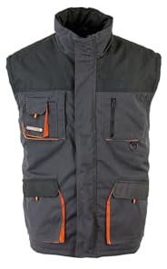 Terratrend Job Bekleidung 4300-6310 TTJ-Winter-Weste grau/orange, L
