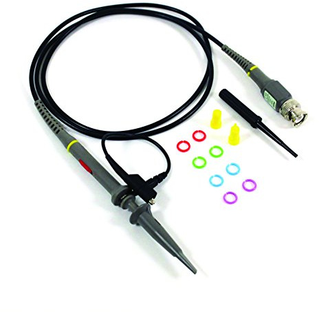 Pico Technology 2 Pack MI007 Probe for PicoScope Oscilloscope Clip Probes 5 x 42, X1 X10 1.2 m 60 MHz Test Lead Kit