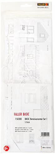 Faller Gebrüder f150300 – Modelleisenbahnen – Basic Set Dekoration