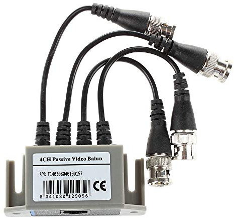 BW CAT5 Kabel, Video, Überwachungskamera, für Sende- und Empfangsgerät e, 2 Stück BW4CHVDIOB
