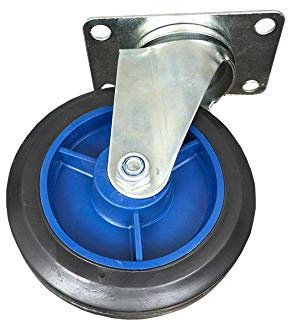 Gummirollen Gummiräder Gummirad Lenkrollen Transportrollen 130 mm