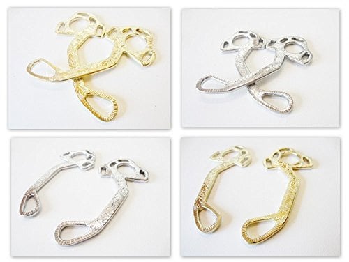 PS Pferdeartikel Hackamore Exquisite Silber oder Gold-messingfarbig verziert Farbe Gold