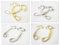 PS Pferdeartikel Hackamore Exquisite Silber oder Gold-messingfarbig verziert Farbe Gold