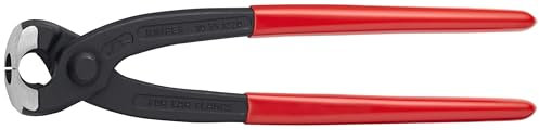 KNIPEX - 10 99 i220 Tools - Ear Clamp Pliers, Front and Side Jaws (1099i220), Red