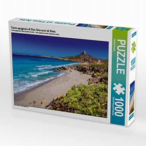 CALVENDO Puzzle Torre spagnola di San Giovanni di Sinis | 1000 Teile Lege-Größe 64 x 48 cm Foto-Puzzle für glückliche Stunden