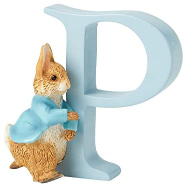 Beatrix Potter P Running Peter Rabbit Figurine, Bunt, 3.5 x 0.7 x 0.7 cm