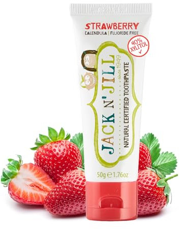 Jack N Jill Natural Toot Paste Strawberry 50 g