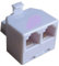 Indipc Adaptateur rj11 Male et 2 rj11 Femelle pour dupliquer Une Prise rj11 6P4C Femelle