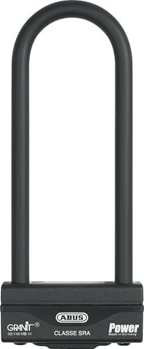 ABUS Bügelschloss Granit Power 58/140HBIII - starkes Motorradschloss mit doppelter Verriegelung - ABUS-Sicherheitslevel 18 - 230 mm Bügelhöhe