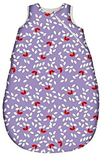 Popolini iobio Schlafsack Winterschlafsack Lavalan Leaves Violett S=70cm