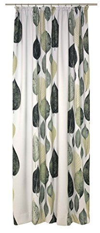 Wirth Fertigschal Marek-DO mit Kräuselband, Polyester, Grau, 245 x 145 cm