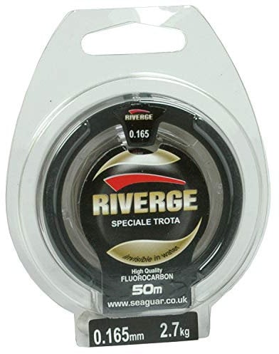 Riverge COLMIC Trota 50mt 0,165mm Fluorocarbon Nero 0.165mm