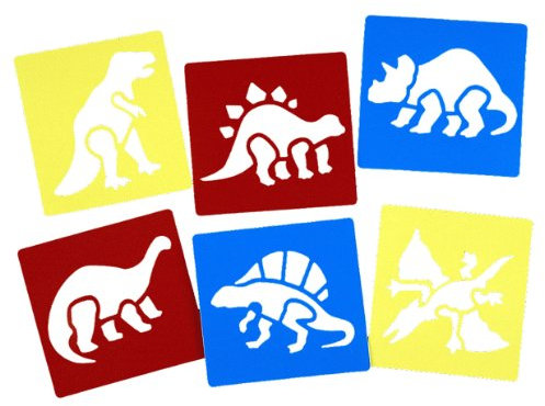 Washable Plastic Stencils | Dinosaur