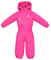 Trespass Kids' Waterproof Drip Drop Outdoor Rain Suit, Pink (Gerbera), 6/12 month