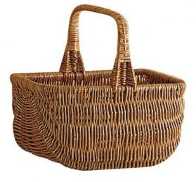 Panier Tosca en osier Buff - L 40 cm