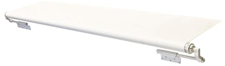 Solera 5000 Series White Slide Topper RV Slide-Out Awning 6' (5'7 Fabric) 13.5 oz Vinyl Leak-Proof, 48 Extension, Roof, Sidewall Protection, Travel Trailer, 5th Wheel, Motorhome - V000163274