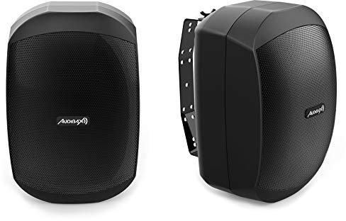 Audibax OVO 5 Black Pareja de Altavoces Pasivos Pared 5 Pulgadas 100v / 8 ohm IP65