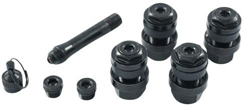 Schwarze Versteckte Unsichtbare Ventile 11,3mm Metallventil TÜV Geprüft Pkw