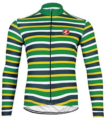 UGLY FROG Winter Jersey Thermisches Fahrradtrikot Vlies Thermo Langarm Shirt Herren Breathable MTB Fahrrad Männer Radfahren Farbe:Mehrfarbig Größe:XS-6XL