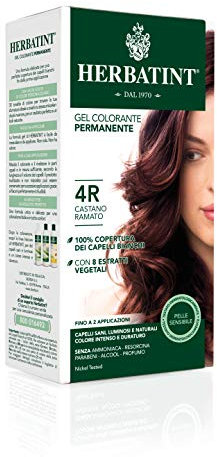 Herbatint 4R Copper Chestnut Permanent Herbal Hair Colour Gel 135ml