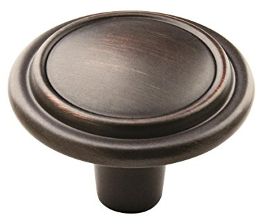 Amerock | Cabinet Knob | Oil Rubbed Bronze | 1-1/4 inch (32 mm) Diameter | Everyday Heritage | 1 Pack | Drawer Knob | Cabinet Hardware