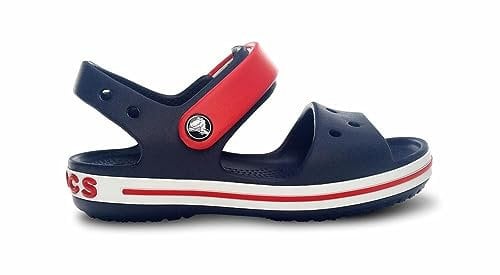 Crocs Unisex Kinder Crocband Sandal Kids Sandalen, Navy/Red, 27/28 EU