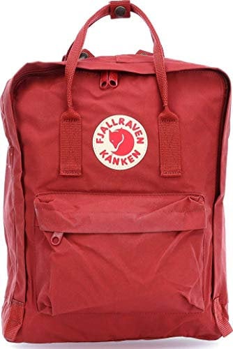 Fjällräven F23510 Unisex Alltagstasche Kånken, Rot(Rot (Deep Red)),27 x 13 x 38 cm